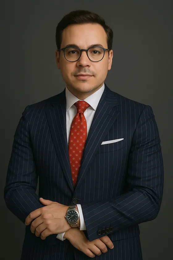 Dr. Samuel Andrade, advogado trabalhista em Goiânia, em retrato profissional